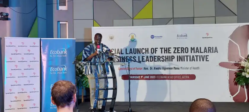  Ecobank Ghana , others honoured for Zero Malaria Business Leadership Initiative