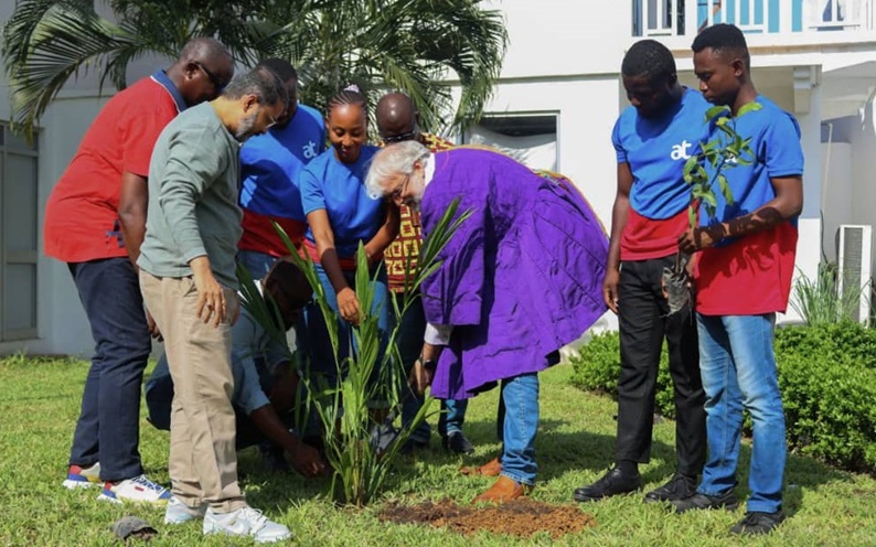  AT Ghana commits to environmental conservation with tree-planting exercise