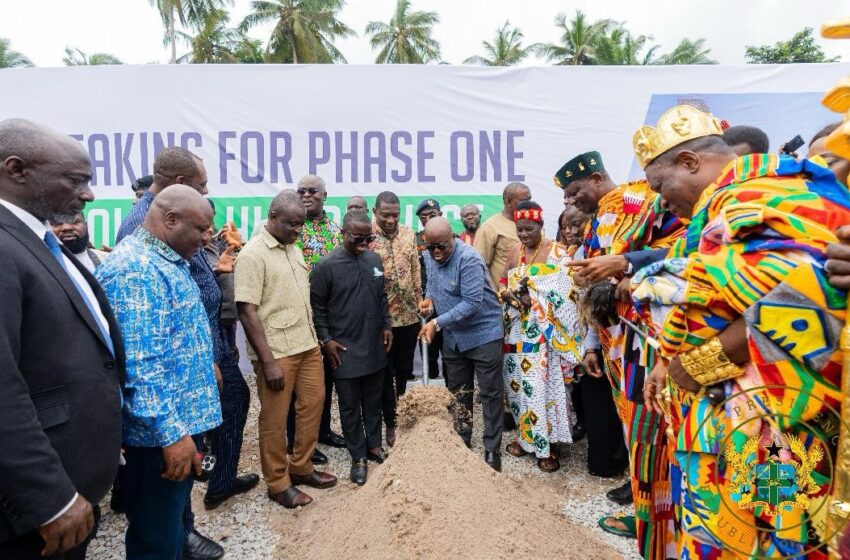  Prez Akufo-Addo breaks ground on $12bn Petroleum Hub Project