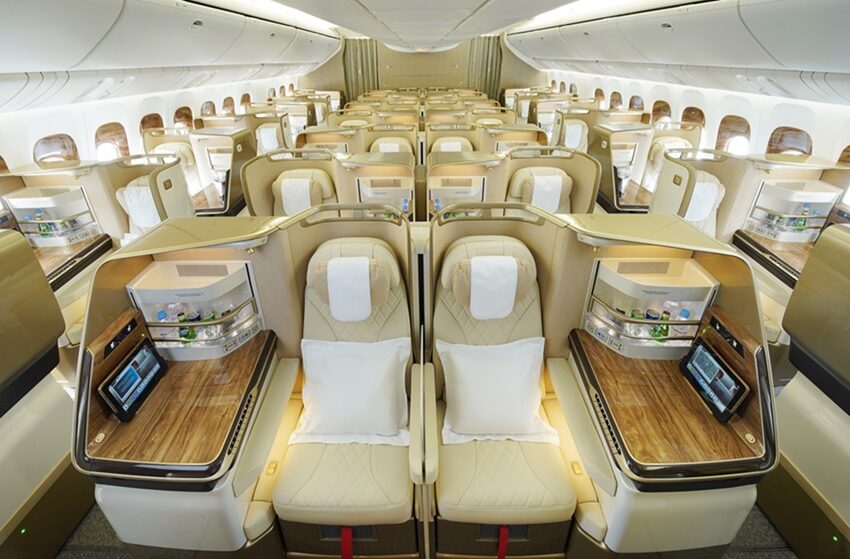  Emirates’ first retrofitted aircraft off to Geneva