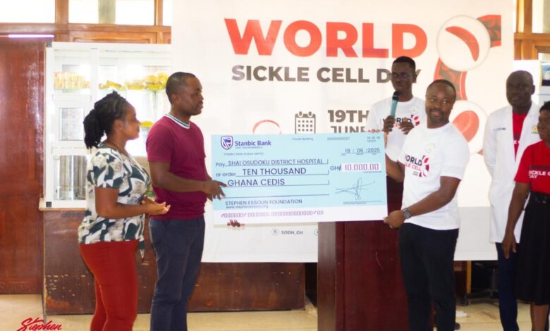 Stephen Essoun Foundation Supports Shai Osudoku Hospital on World Sickle Cell Day