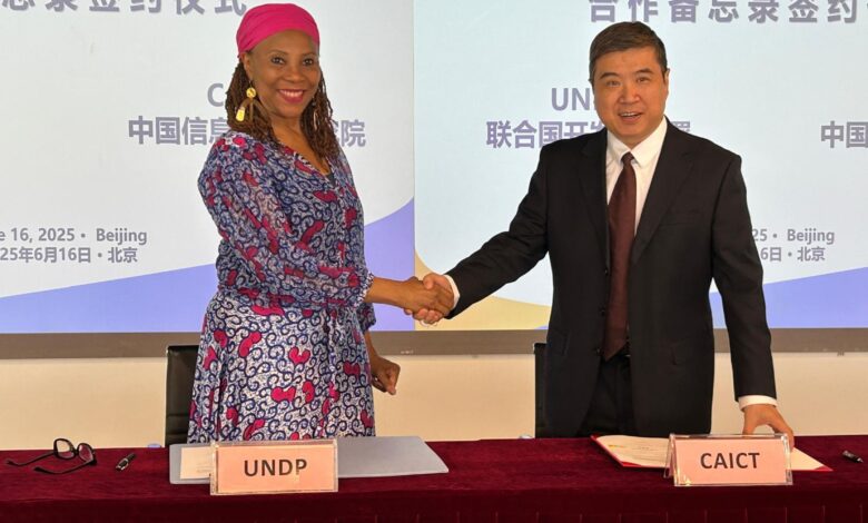UNDP, CAICT Partner to Drive Africa’s Digital Transformation