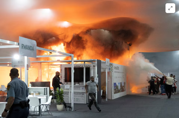 Fire Halts COP30 Talks in a Stark Reminder of the World’s Fragility