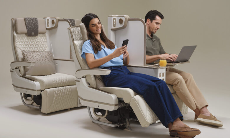 Emirates Introduces Electric Premium Economy Seat with Privacy Screen